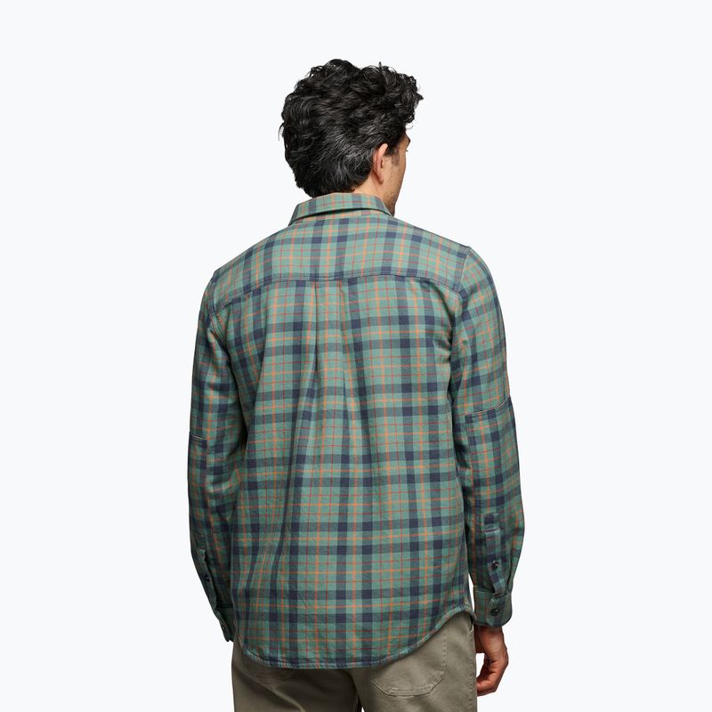 Pánska košeľa Black Diamond Project Twill laurel green/charcoal 2