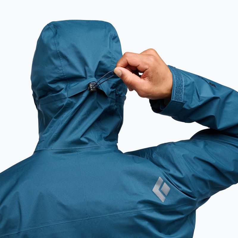 Dámska bunda do dažďa Black Diamond Fineline Stretch indigo 5