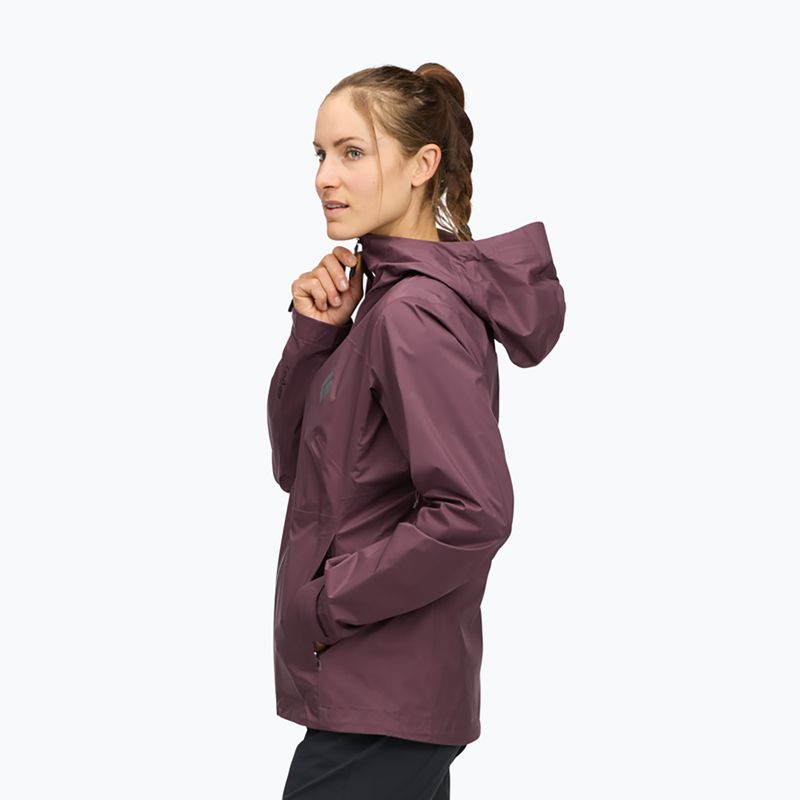 Dámska nepremokavá bunda Black Diamond Fineline Stretch fig 2