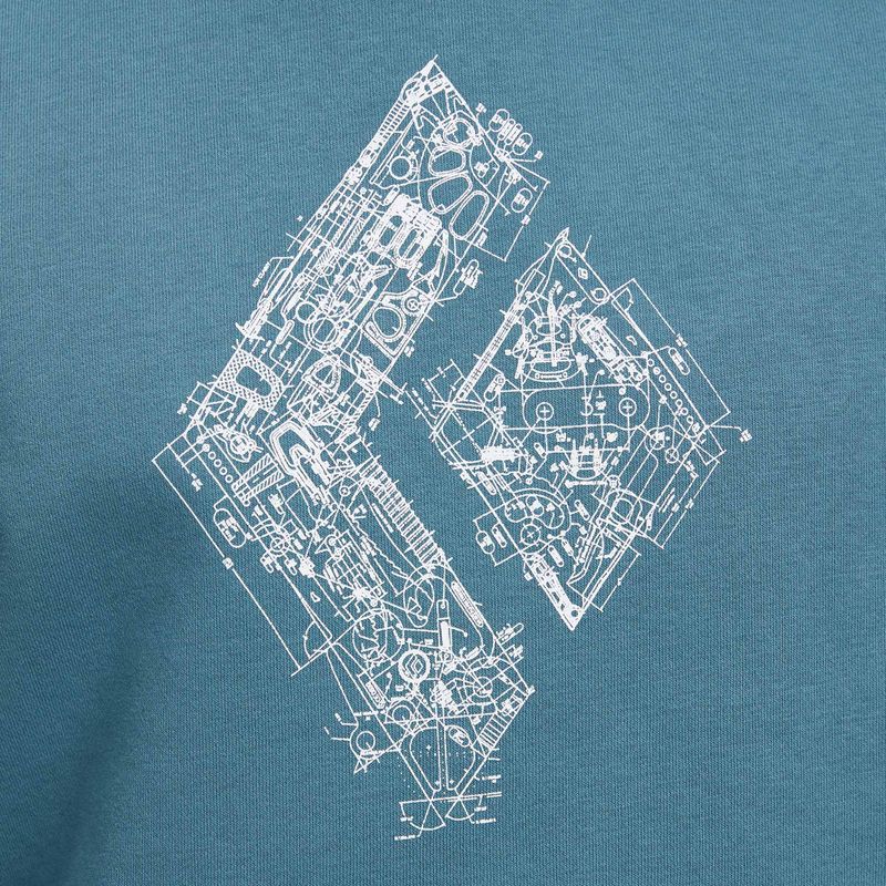 Pánska mikina Black Diamond Engineered Diamond Po Hoody creek blue 5