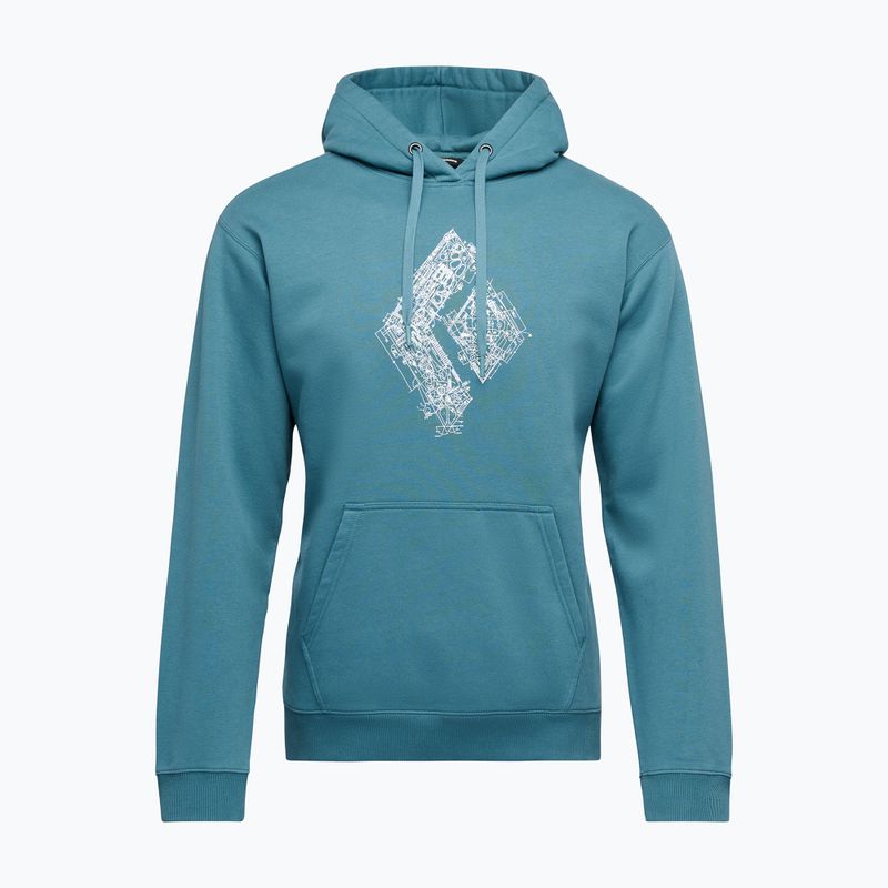 Pánska mikina Black Diamond Engineered Diamond Po Hoody creek blue 6