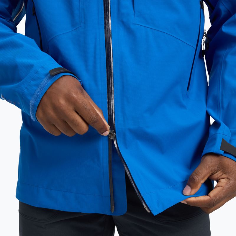 Pánska bunda do dažďa Black Diamond Highline Stretch Shell drifter blue 8