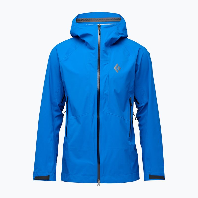Pánska bunda do dažďa Black Diamond Highline Stretch Shell drifter blue 10