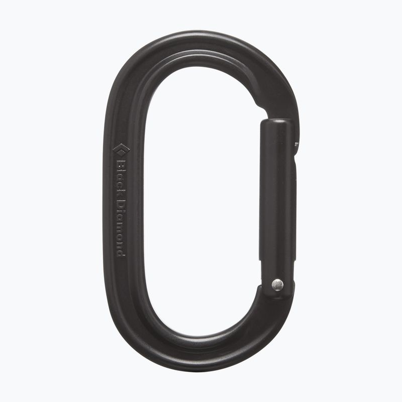 Lezecká karabína Black Dimaond Oval Keylock black