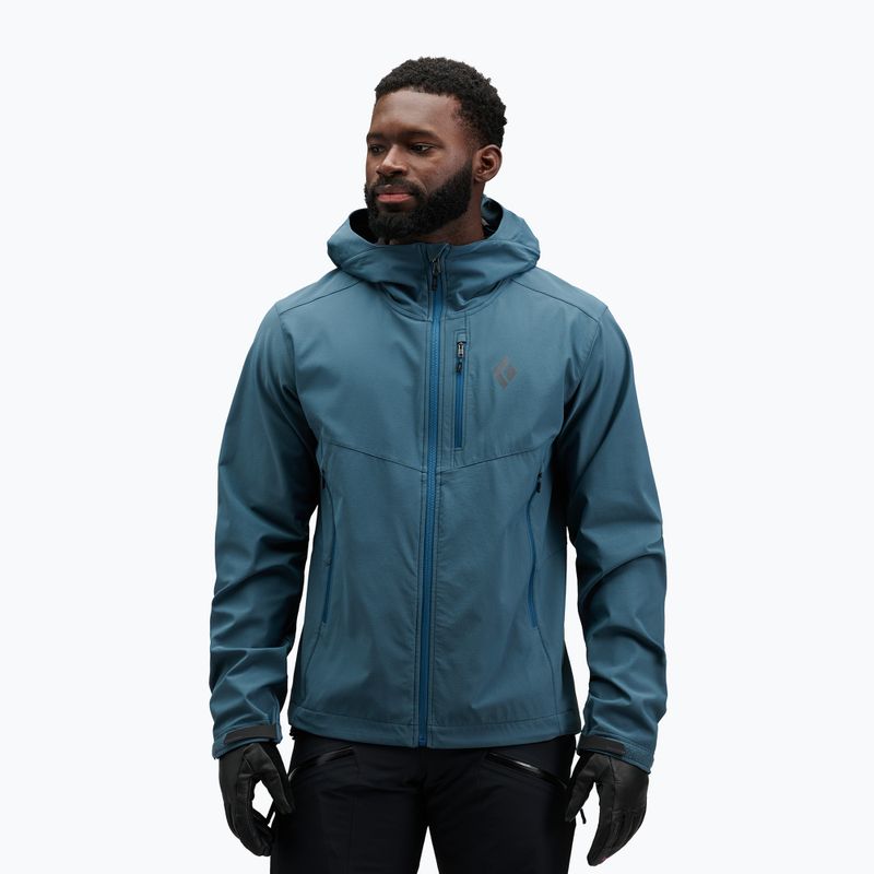 Pánska softshellová bunda Black Diamond Dawn Patrol midnight blue