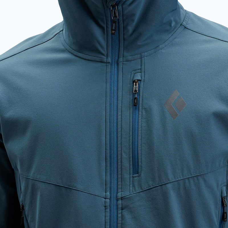 Pánska softshellová bunda Black Diamond Dawn Patrol midnight blue 6