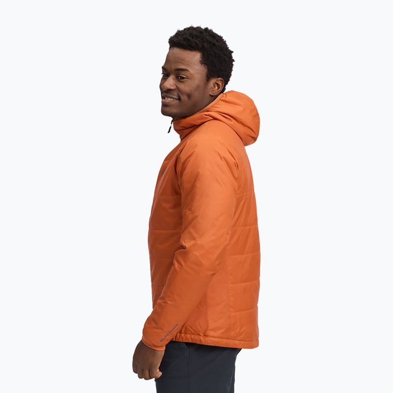 Pánska zateplená bunda Black Diamond Solution 2.0 Hoody saffron 2