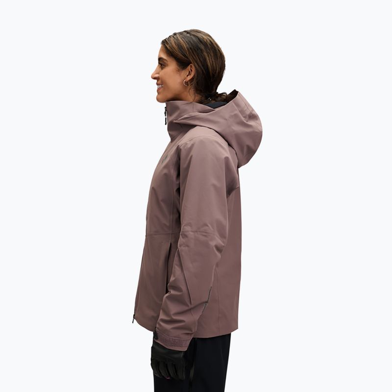 Dámska lyžiarska bunda Black Diamond Recon Insulated Shell dark mauve 2