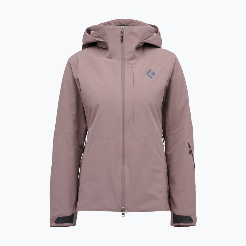 Dámska lyžiarska bunda Black Diamond Recon Insulated Shell dark mauve 3