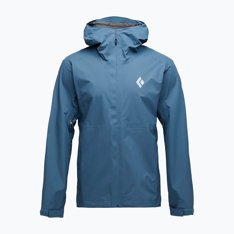Pánska nepremokavá bunda Black Diamond Strataline Stretch Shell midnight blue 3