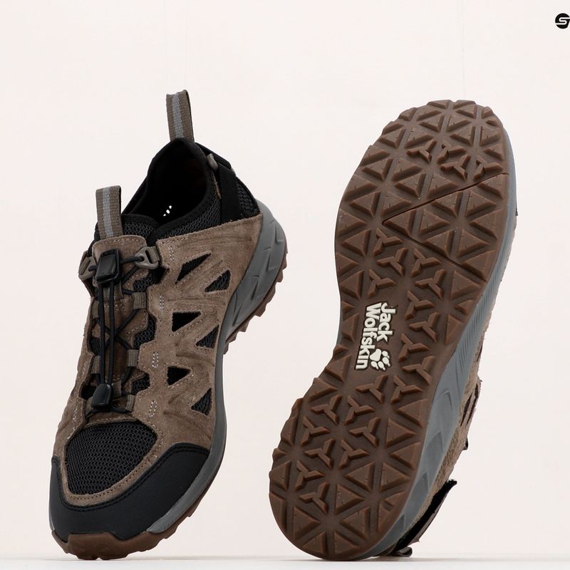 Jack Wolfskin pánske trekové topánky Woodland 2 Hybrid Low brown 4051301 11