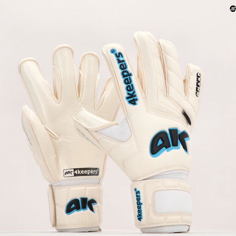 4keepers Champ AQ Contact V HB brankárske rukavice bielo-modré 7343 7