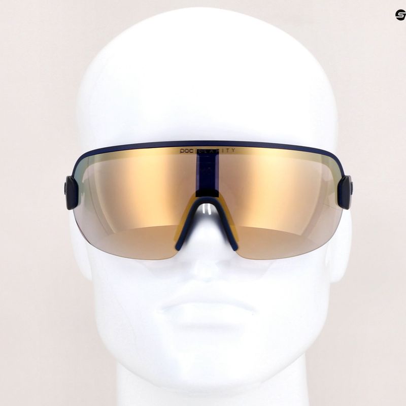 Cyklistické okuliare POC Aim lead blue/clarity road gold 7