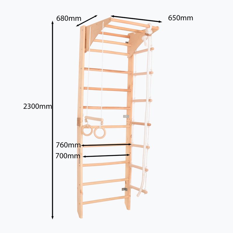 Gymnastický rebrík RINAGYM Kombi 2 11