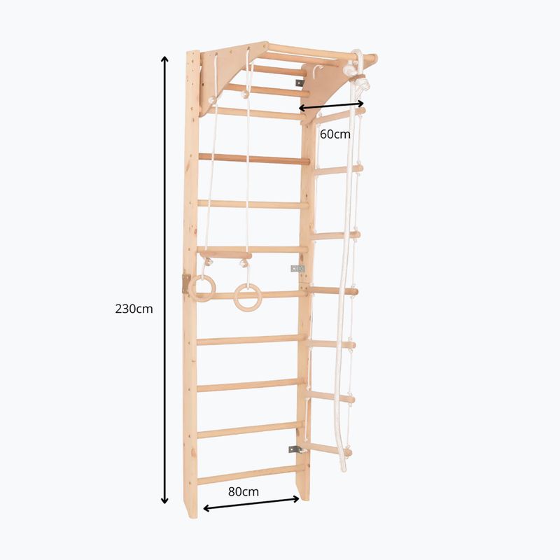 Gymnastický rebrík RINAGYM Kombi 2 12