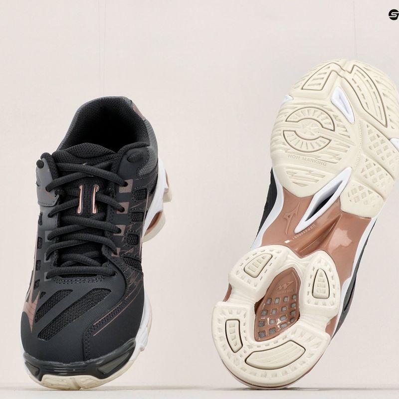 Dámska volejbalová obuv Mizuno Wave Voltage Ebony/Rose/Quiet Shade V1GC216035 13