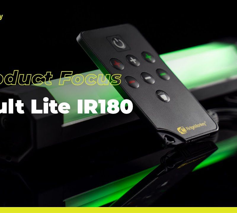 RidgeMonkey Vault Lite IR180 lampa čierna RM481 5