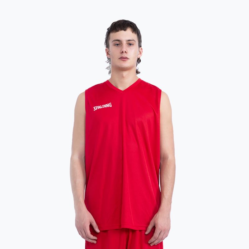 Spalding Atlanta 21 pánska basketbalová súprava šortky + dres červená SP031001A223 8