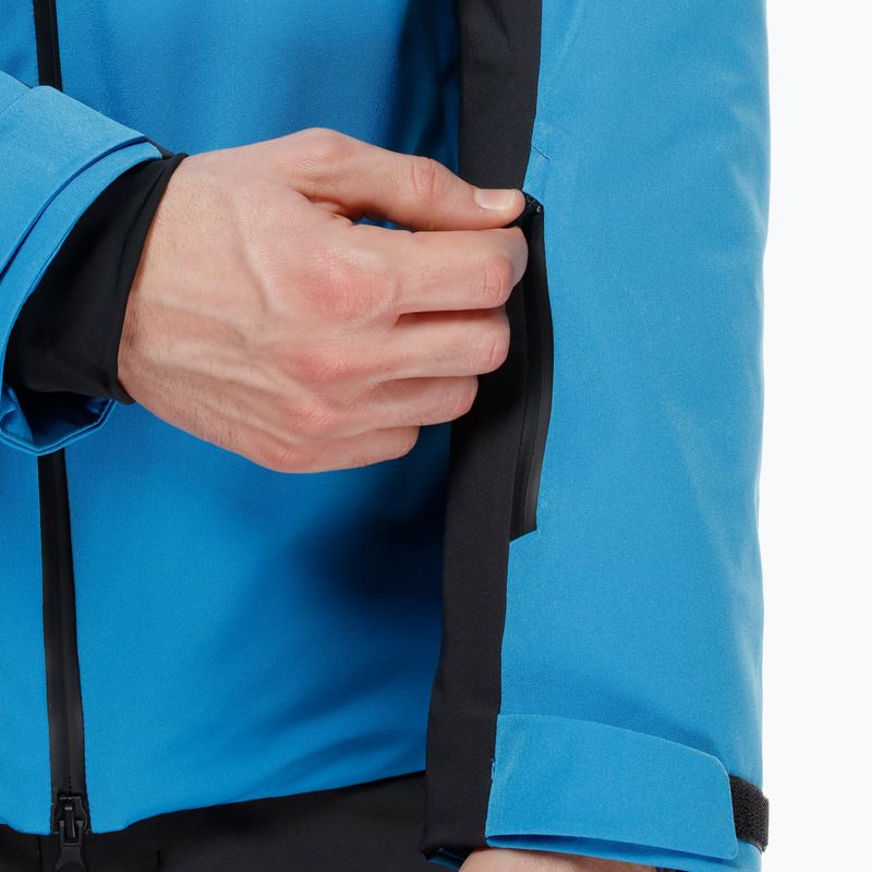 Pánska lyžiarska bunda Dainese Etra Aerosense Dry Core Ready blue/stretch limo 9