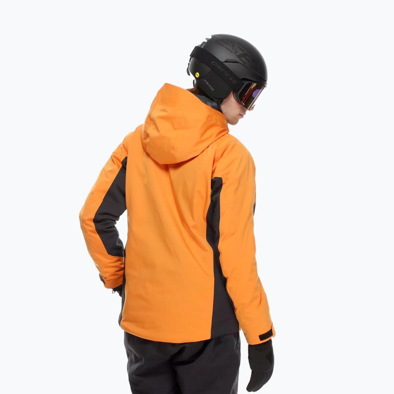 Pánska lyžiarska bunda Dainese Etra Aerosense Dry Core Ready oriole orange/stretch limo 3