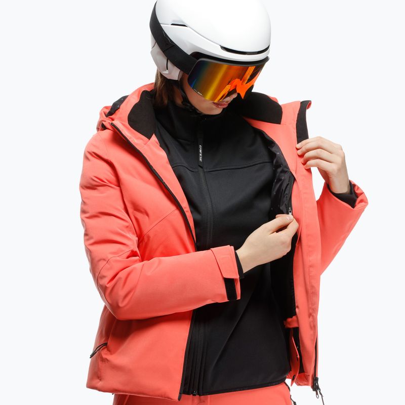 Dámska lyžiarska bunda Dainese Zives Aerosense Dry coral 7