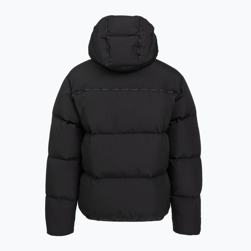 Zimná bunda Lacoste BH2608 Hooded black 2