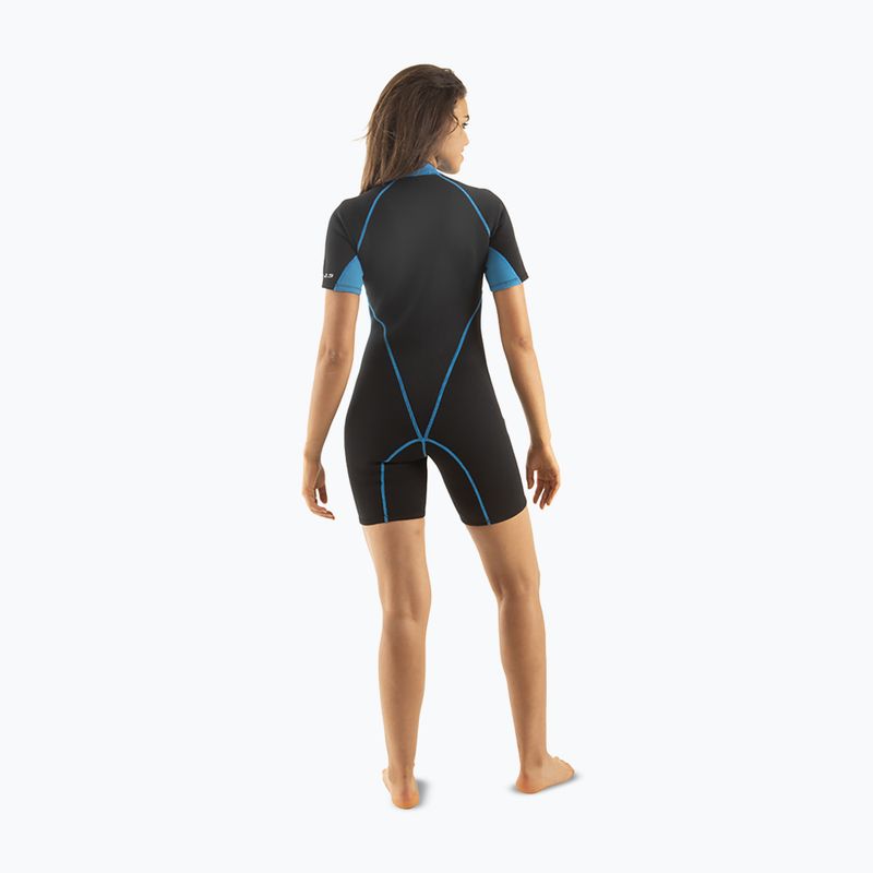 Dámsky plavecký neoprén SEAC Shorty Ciao 2,5 mm black/blue 2