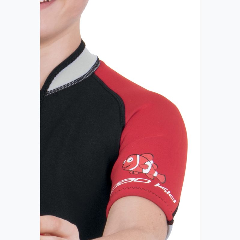 Neoprén na plávanie detský  SEAC Shorty Ciao 2,5 mm black/red 3