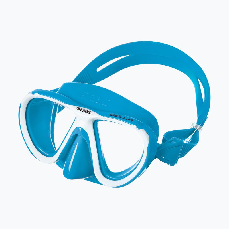 Detská potápačská maska SEAC Bella light blue 5