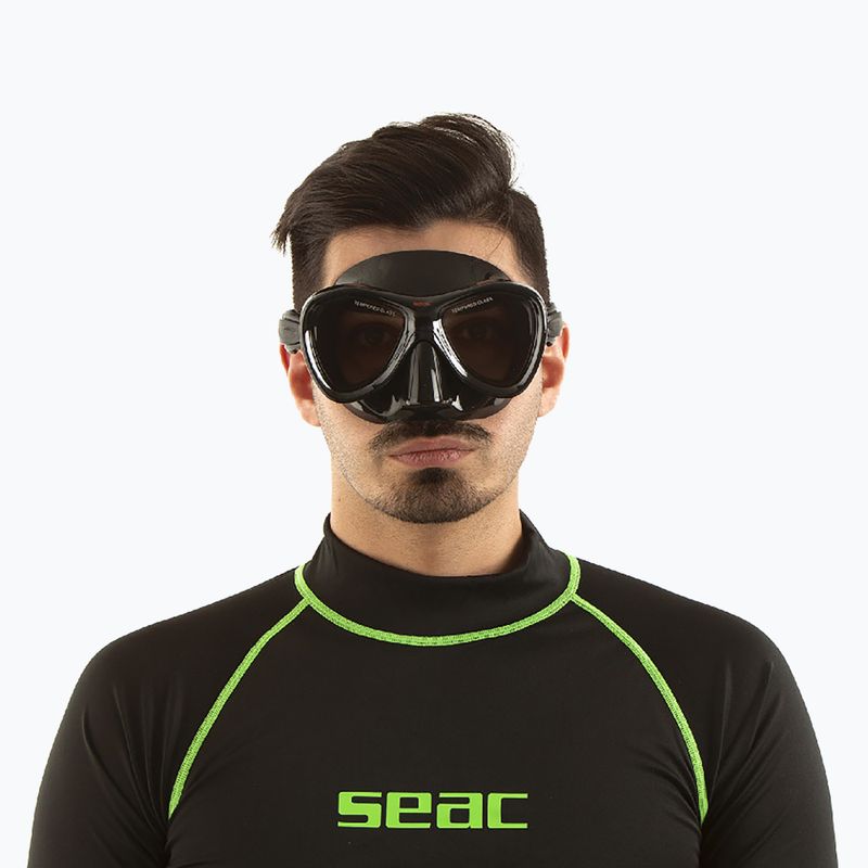 Potápačská maska SEAC Cove black/red 4