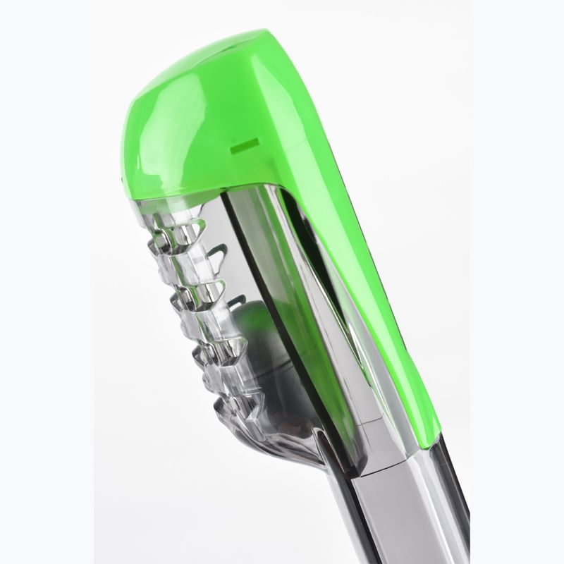 Celotvárová maska na šnorchlovanie SEAC Magica grey clear/green lime 6