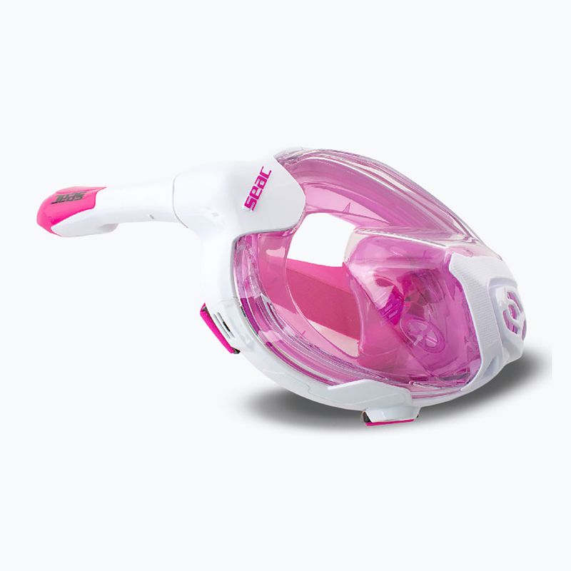 Detská celotvárová maska  SEAC Magica White/Pink 3