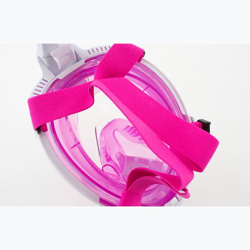 Detská celotvárová maska  SEAC Magica White/Pink 5