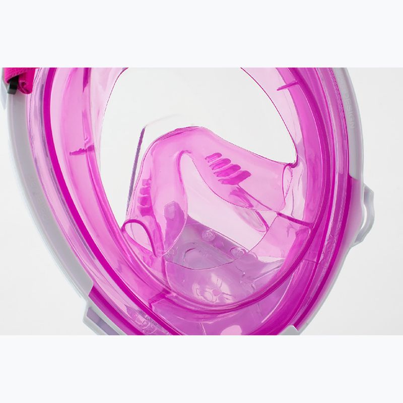 Detská celotvárová maska  SEAC Magica White/Pink 7