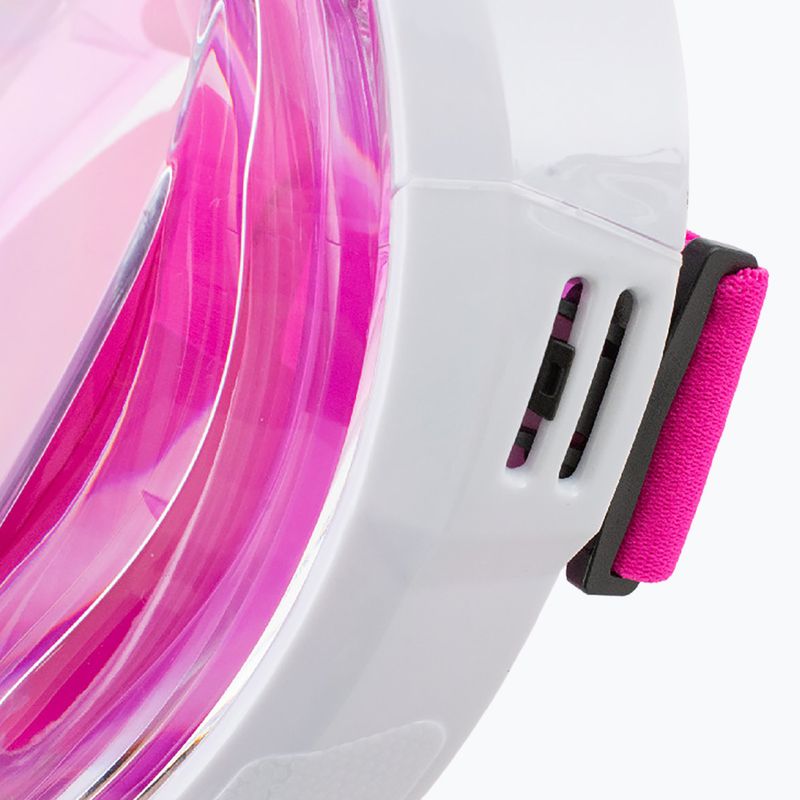 Detská celotvárová maska  SEAC Magica White/Pink 10