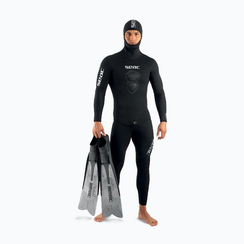 Pánsky potápačský neoprén SEAC Royal 7 mm Long John+Jacket black 2