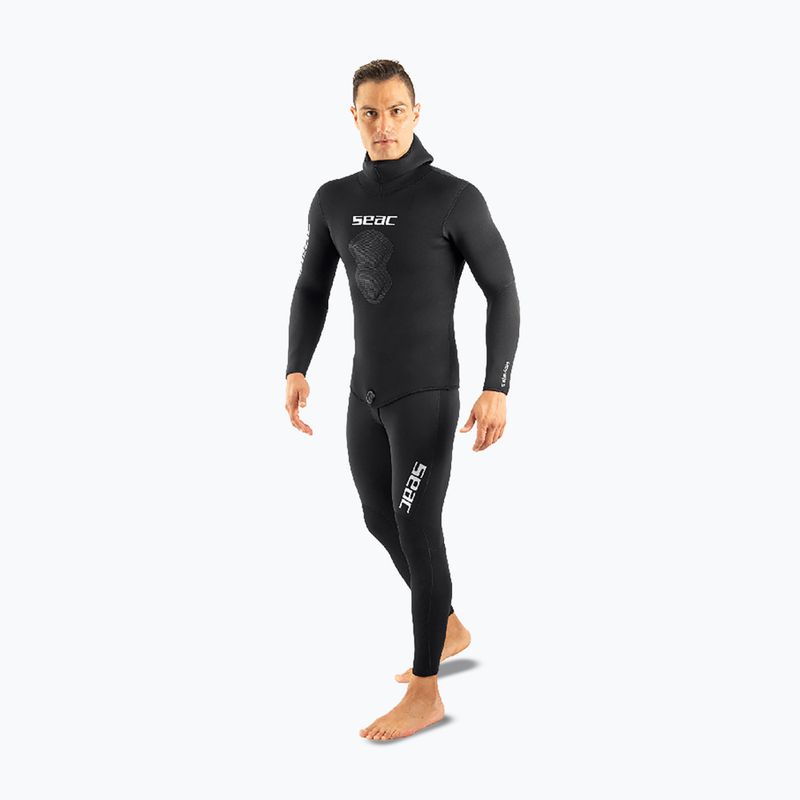 Pánsky potápačský neoprén SEAC Royal 7 mm Long John+Jacket black 3