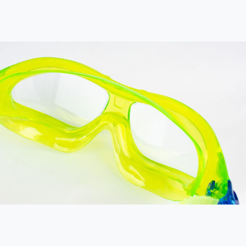 Detská plavecká maska SEAC Matt matt lime/clear 3
