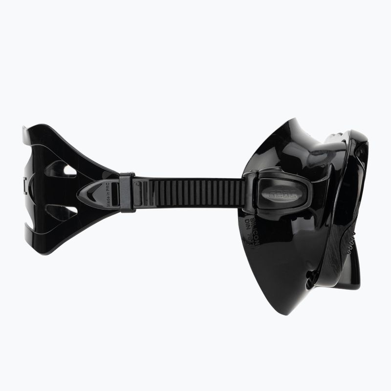 Šnorchlovacia maska Seac Boss black/silver 3
