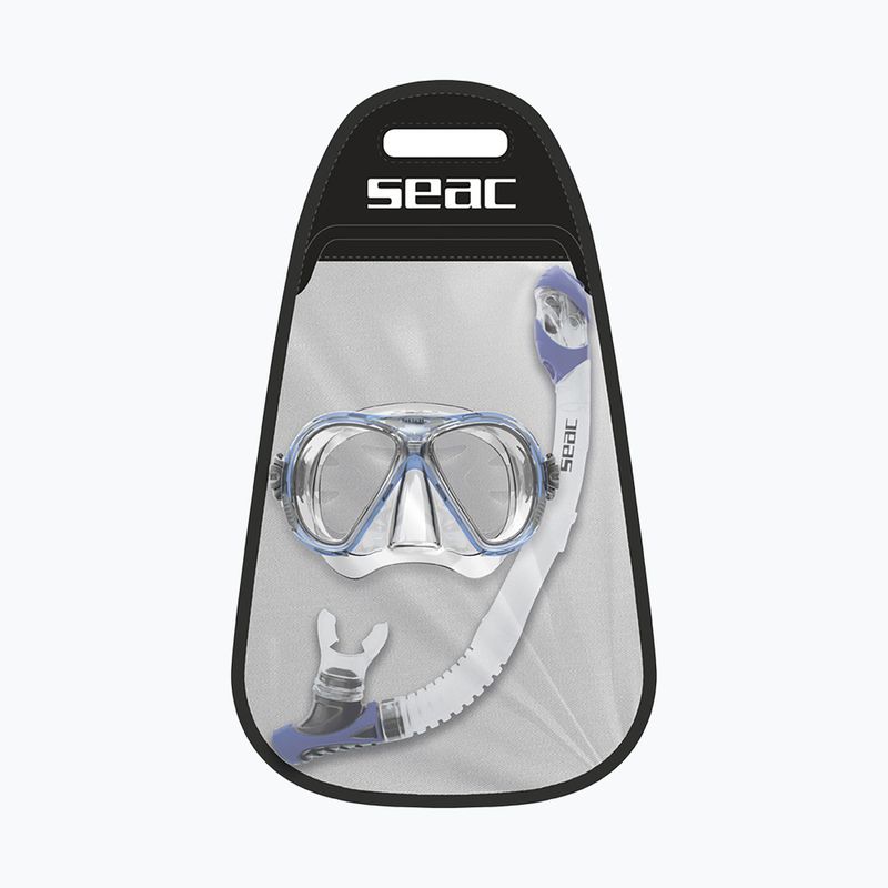 Sada na šnorchlovanie SEAC Iena Dry Set blue 2