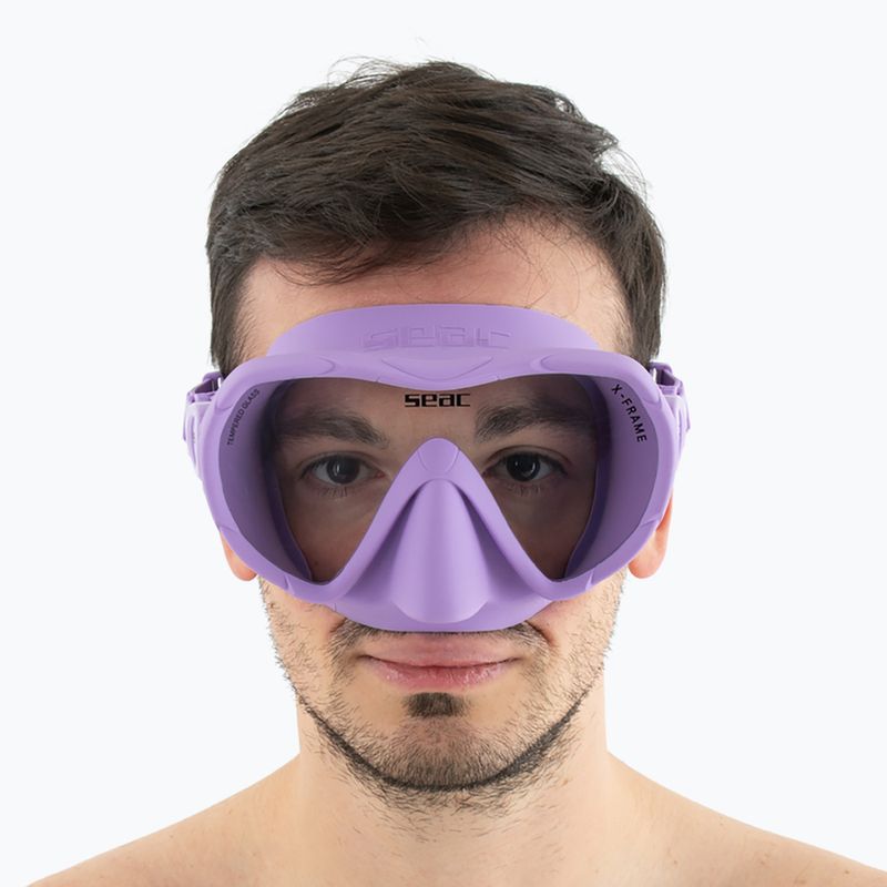 Potápačská maska SEAC X-Frame lilac 7