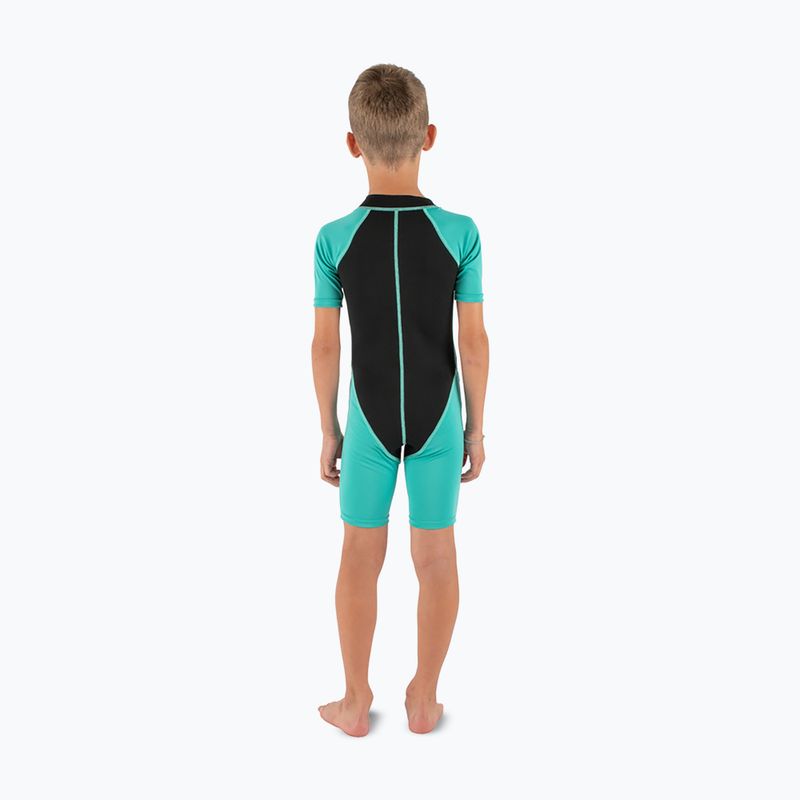 Detský plavecký neoprén SEAC Dolphin Shorty 1,5 mm black/tiffany 2