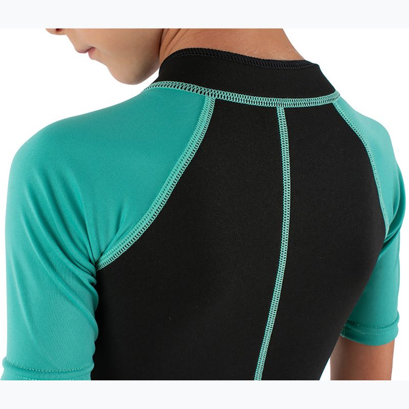Detský plavecký neoprén SEAC Dolphin Shorty 1,5 mm black/tiffany 6