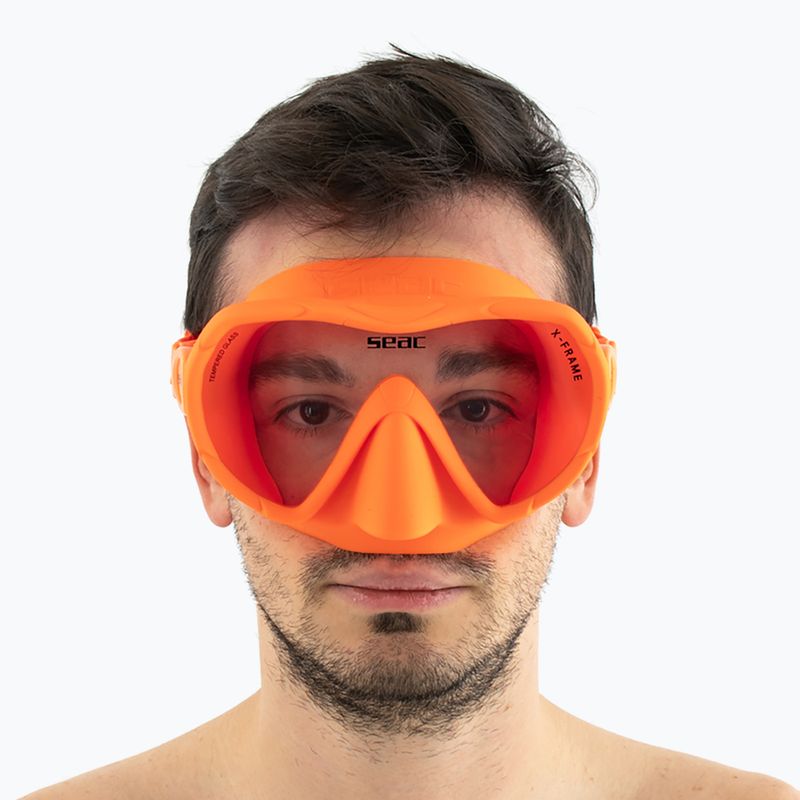 Potápačská maska SEAC X-Frame orange 13
