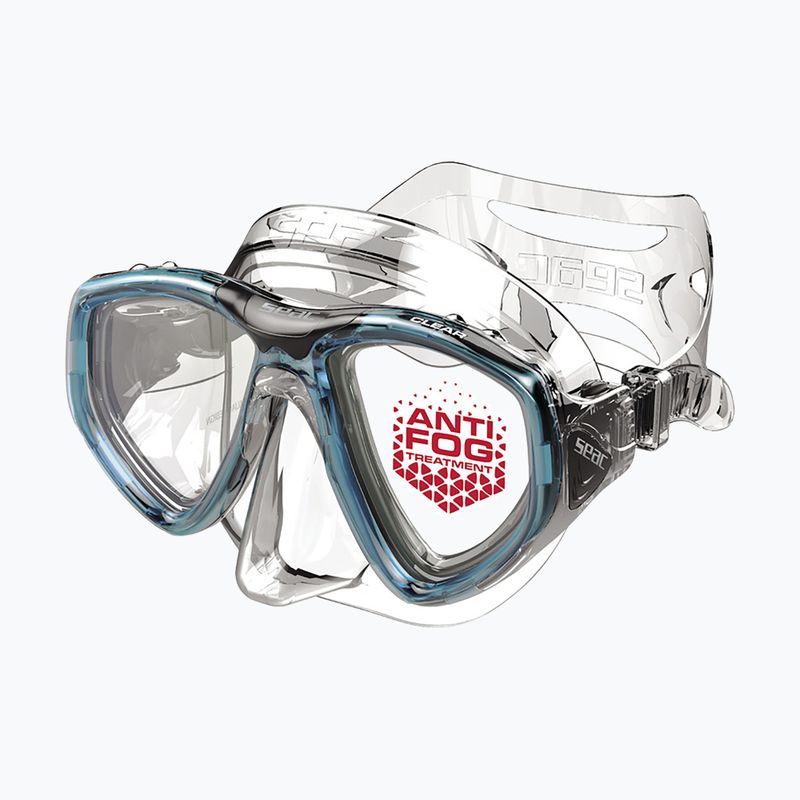 Potápačská maska SEAC Clear Antifog aquamarine 2