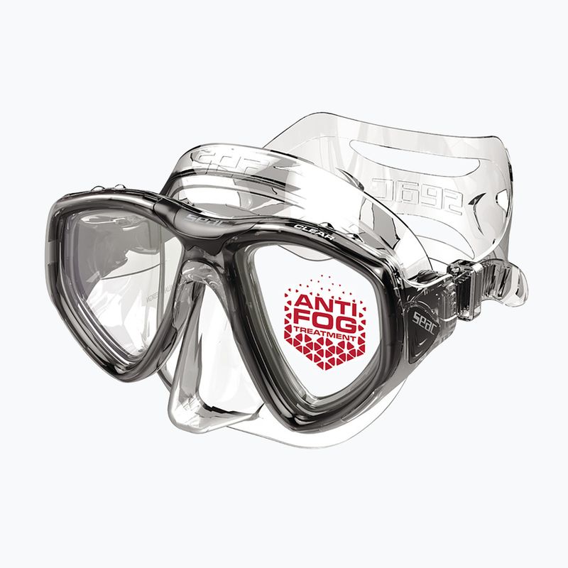 Potápačská maska SEAC Clear Antifog transparent black 2