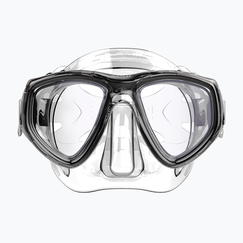 Potápačská maska SEAC Clear Antifog transparent black 4