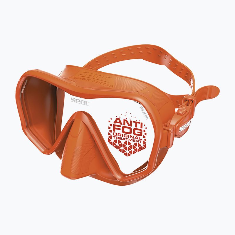 Potápačská maska SEAC Pura Antifog orange 2