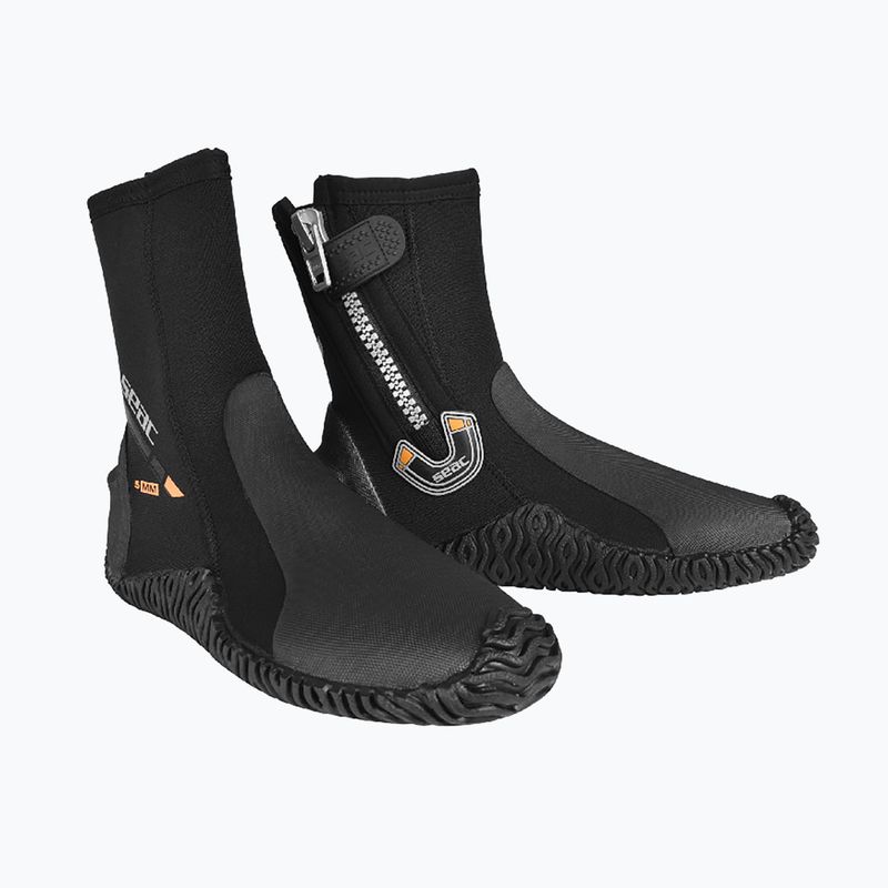 Neoprénové topánky SEAC Basic HD Zip 5 mm black 2