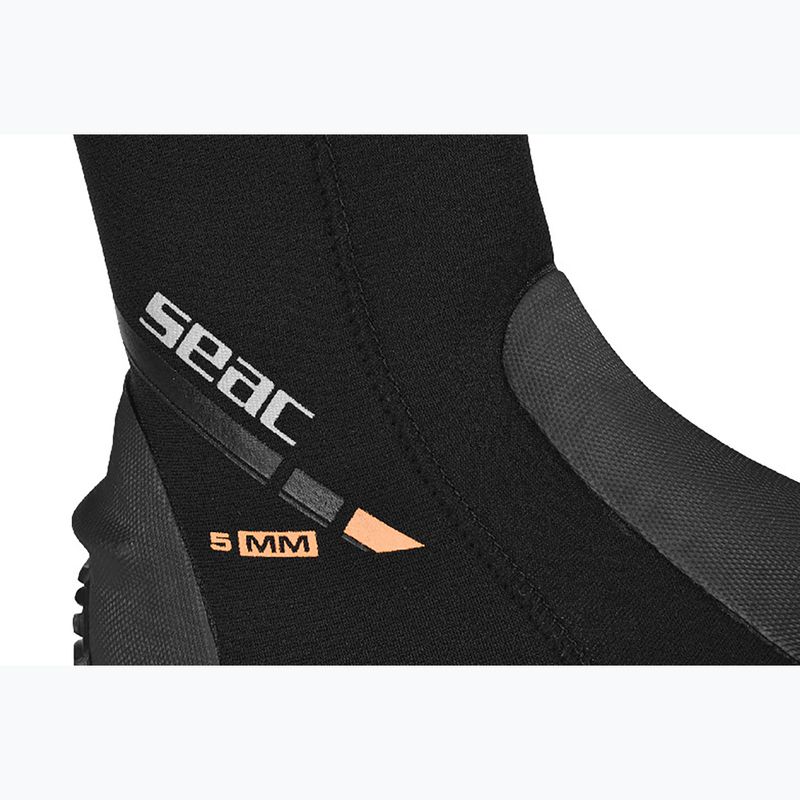 Neoprénové topánky SEAC Basic HD Zip 5 mm black 3
